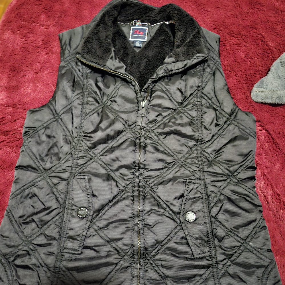 St. John's Bay Charcoal Quilted Vest